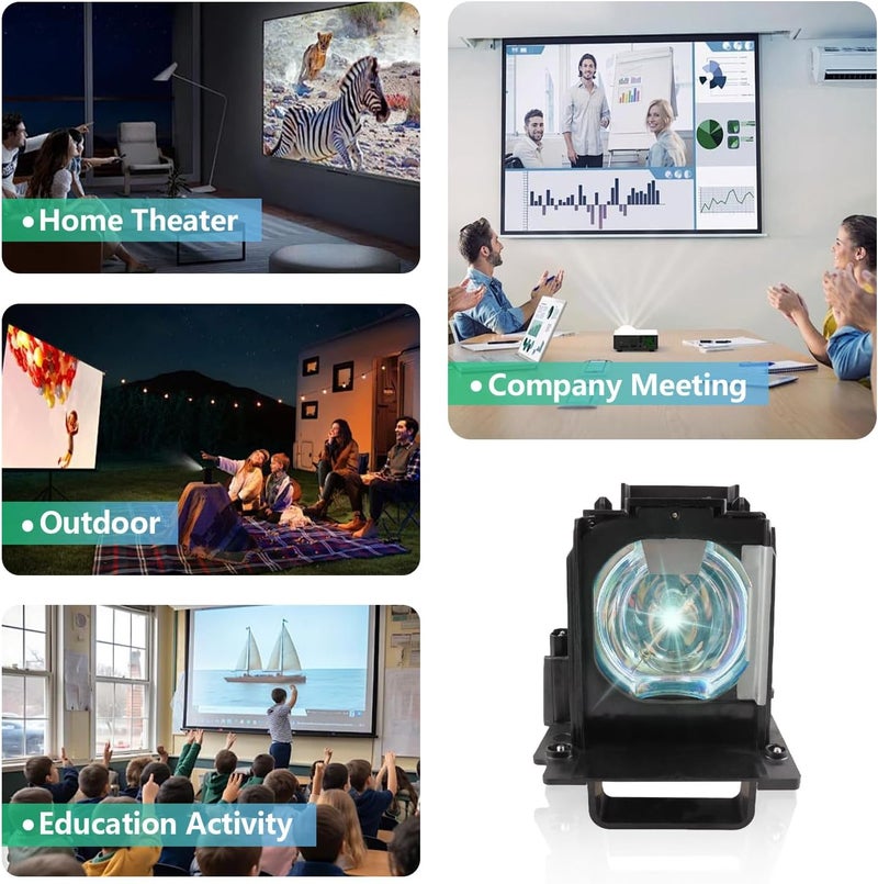SORNEICDR 915B441001 لمبة بروجكتور بديلة متوافقة مع ميتسوبيشي لـ WD-60638 /WD-60638CA /WD-60738 /WD-60C10 استبدال لمبة بروجكتور مع السكن - Image 1